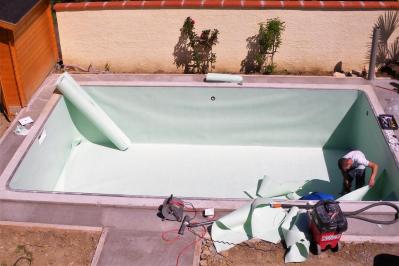 Caujac Auterive construction piscine