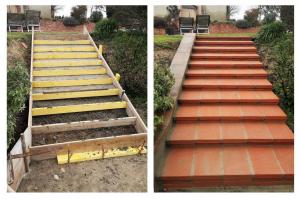 Travaux de maconnerie nailloux escalier maconne
